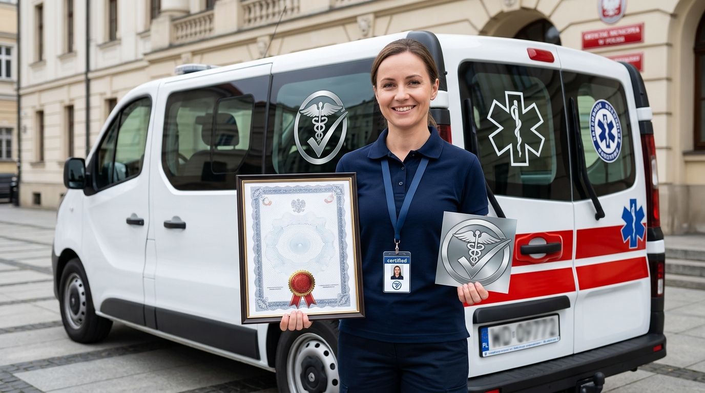 Krok 3: Zdobycie licencji na transport sanitarny